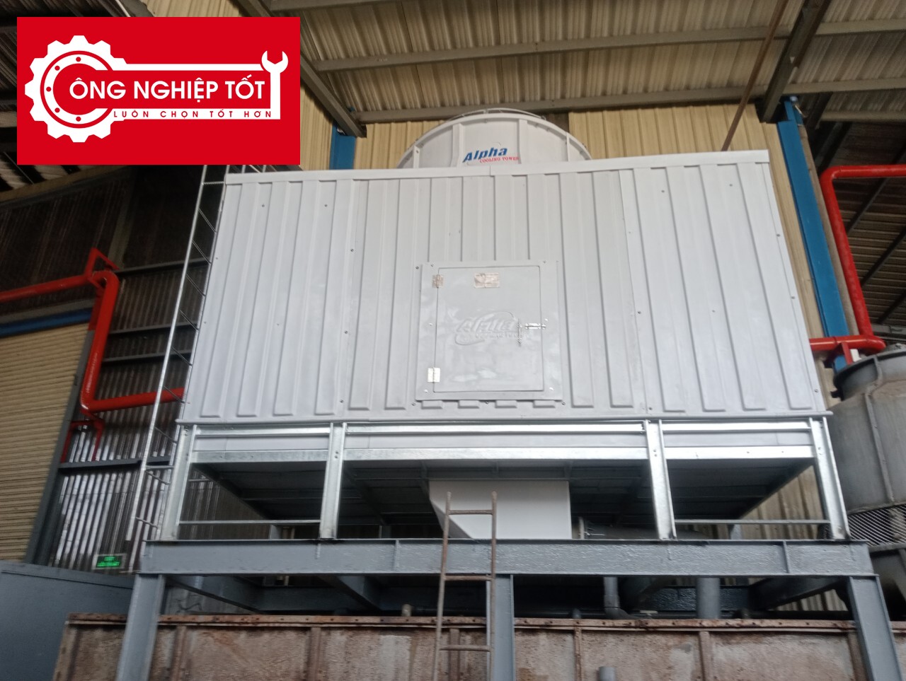 Hình ảnh thực tế tháp giải nhiệt Alpha 300RT